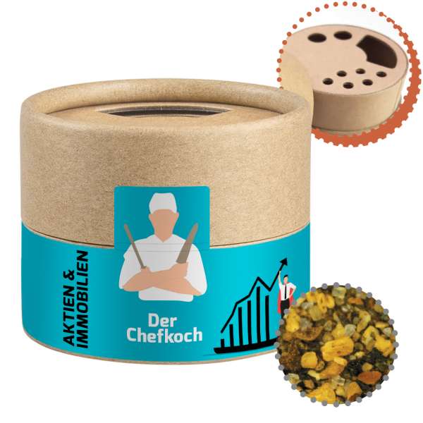 Gewürzmischung Steak Pfeffer, ca. 40g, Kraftpapierstreuer Mini