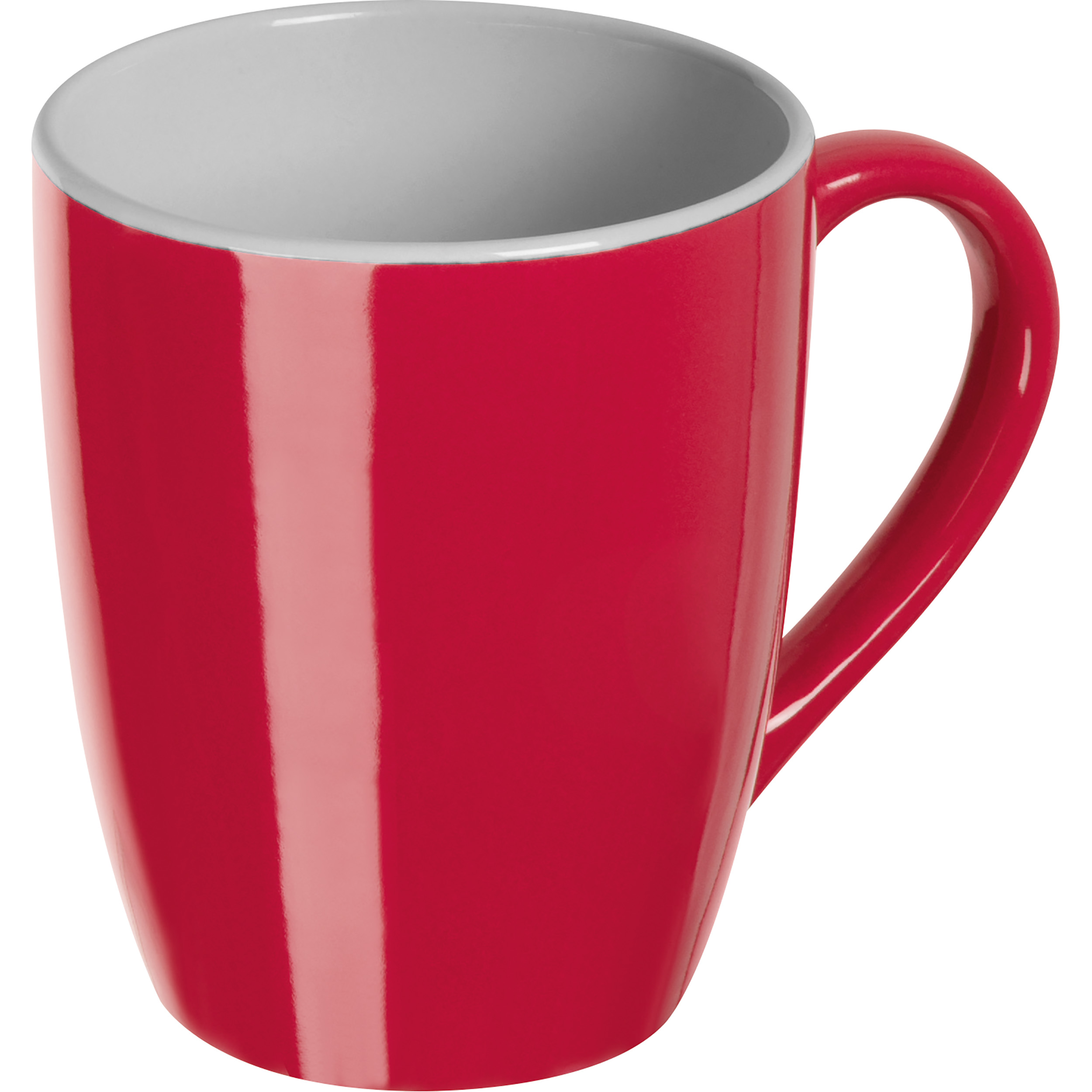 Tasse aus Keramik, 300ml als Werbegeschenk online bestellen - Farbe: Rot