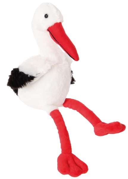 Storch sitzend 21 cm