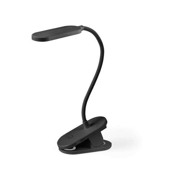 NESBIT II Tragbare Schreibtischlampe mit Clip und 30 Stunden Betriebsdauer aus 65 % rABS
