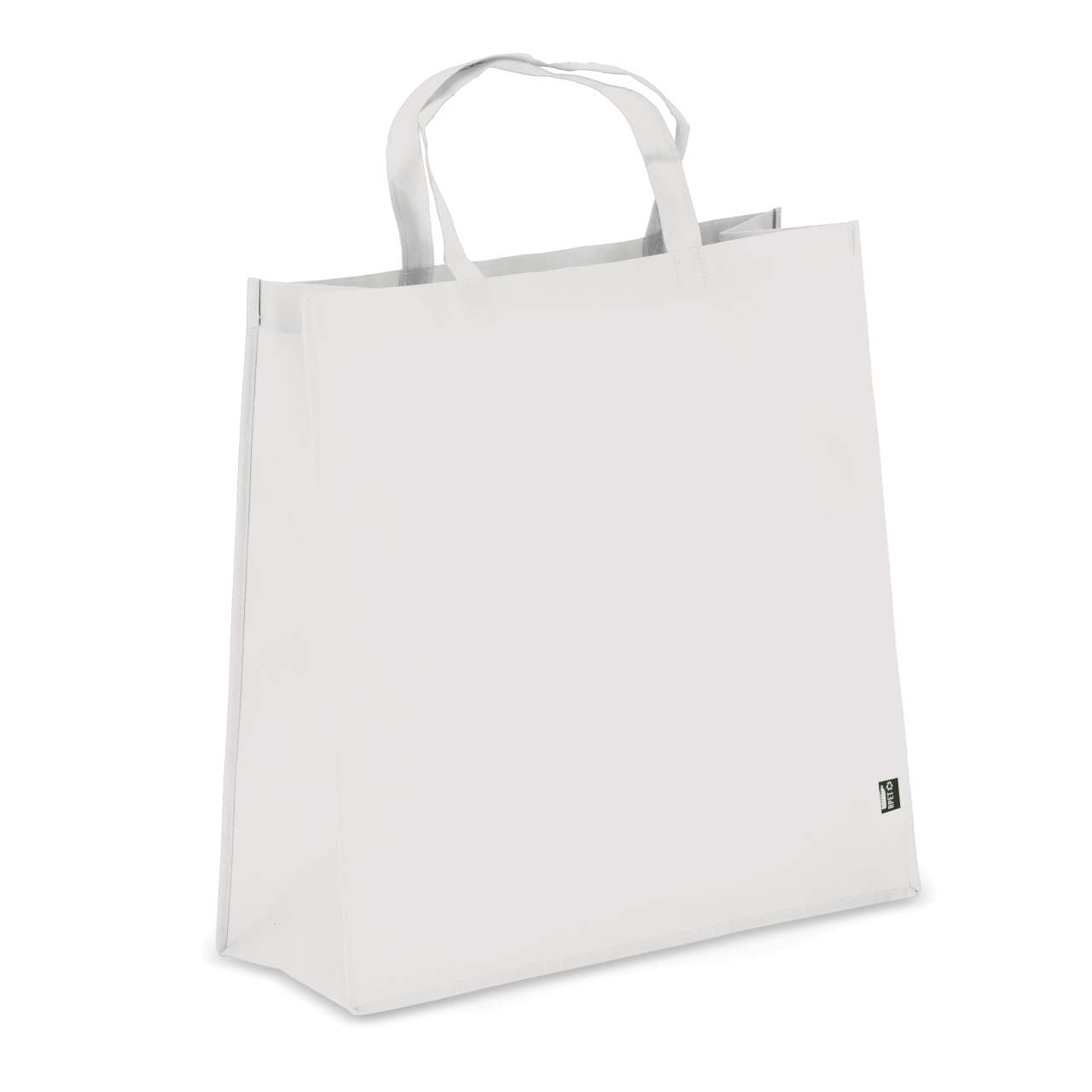 R-PET Tragetasche aus Non Woven 45 x 18 x 45cm 75g / m²