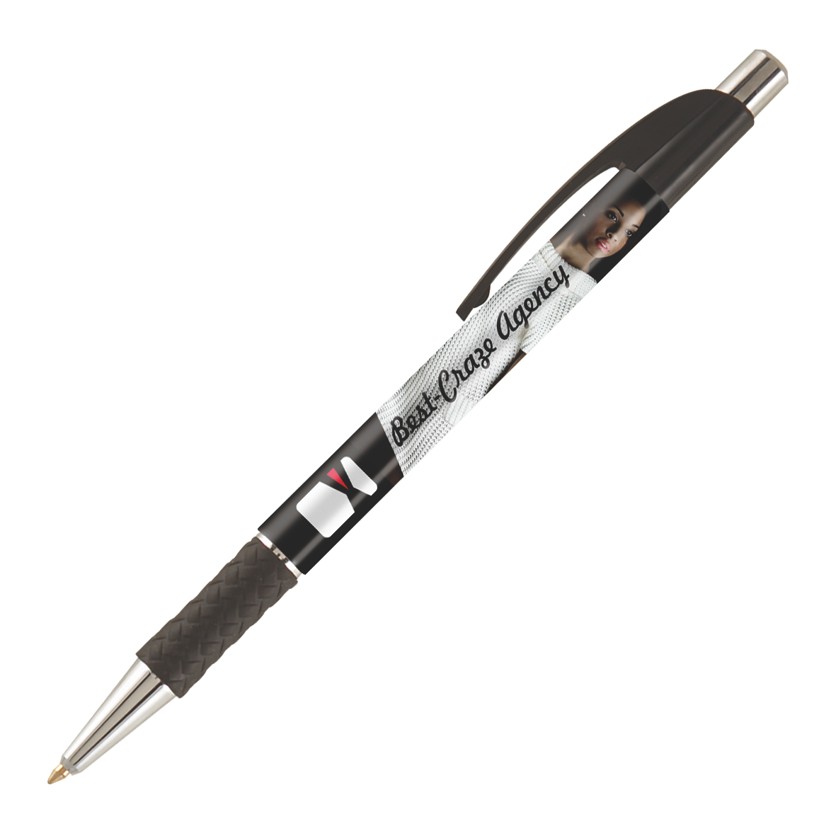 DIA Kugelschreiber mit Griffzone mit 4c-Druck all over