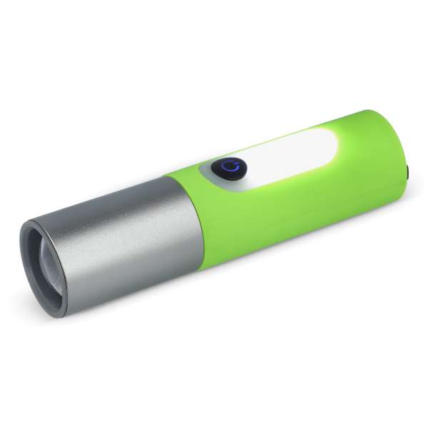 Wiederaufladbare 10-W-LED-Taschenlampe mit Zoomfunktion, 300 lm