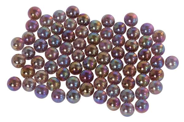 Glasmurmeln Aqua lila 14mm (ca 100St.)