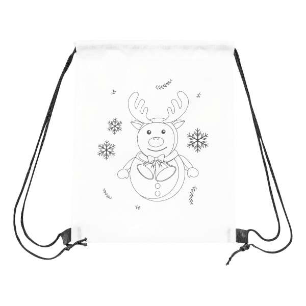 Bemalbarer Turnbeutel COLOURFUL SNOWMAN