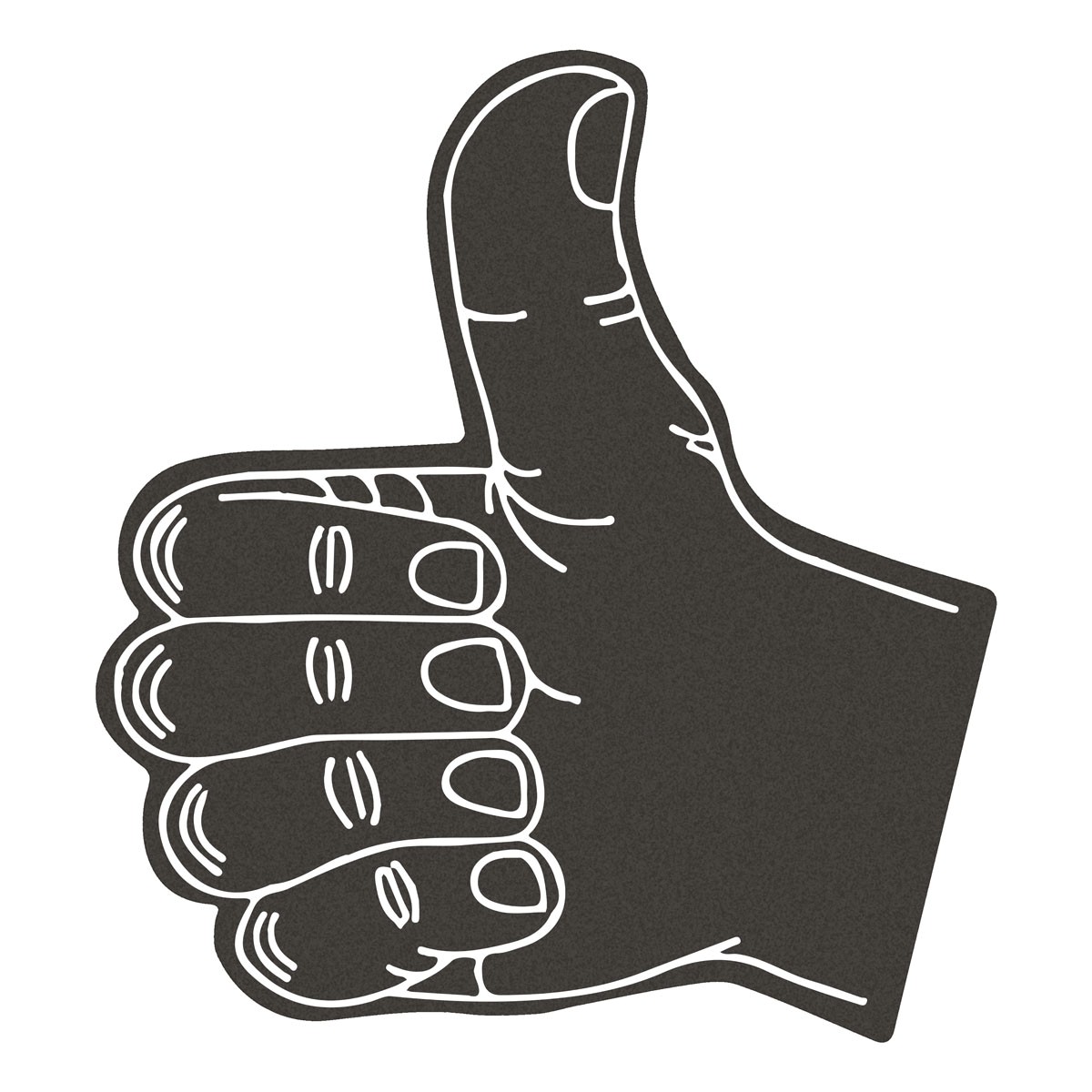 Winkehand aus Schaumstoff DAUMEN HOCH