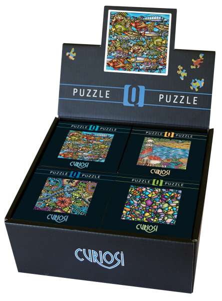 Q-Puzzle Display Colour Mix (16 Stück)
