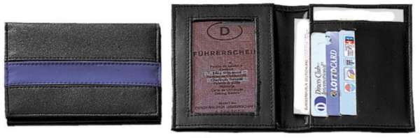 CreativDesign® Ausweistasche "ColourLogo" schwarz /
