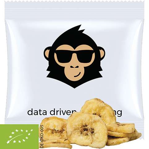 Bio Bananenchips, ca. 20g, Maxi-Tüte