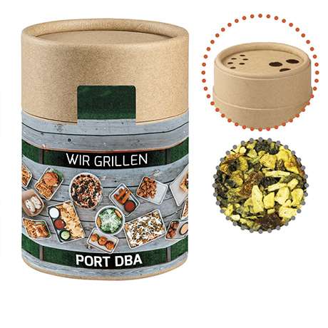 Gewürzmischung Steakgewürz, ca. 75g, Kraftpapierstreuer Midi