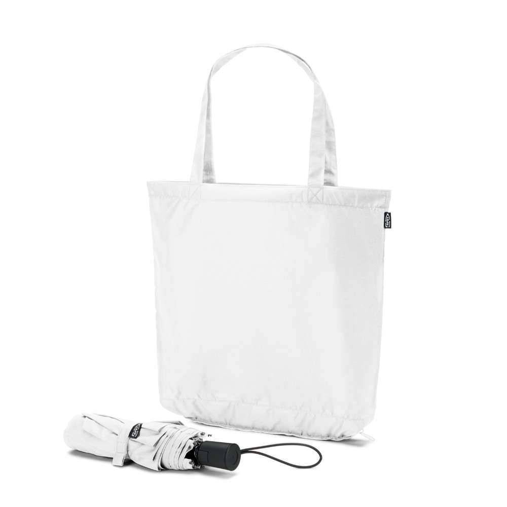 SKYLAR 2-in-1-Regenschirm mit Einkaufstasche inklusive Dieser ist aus recyceltem Polyester