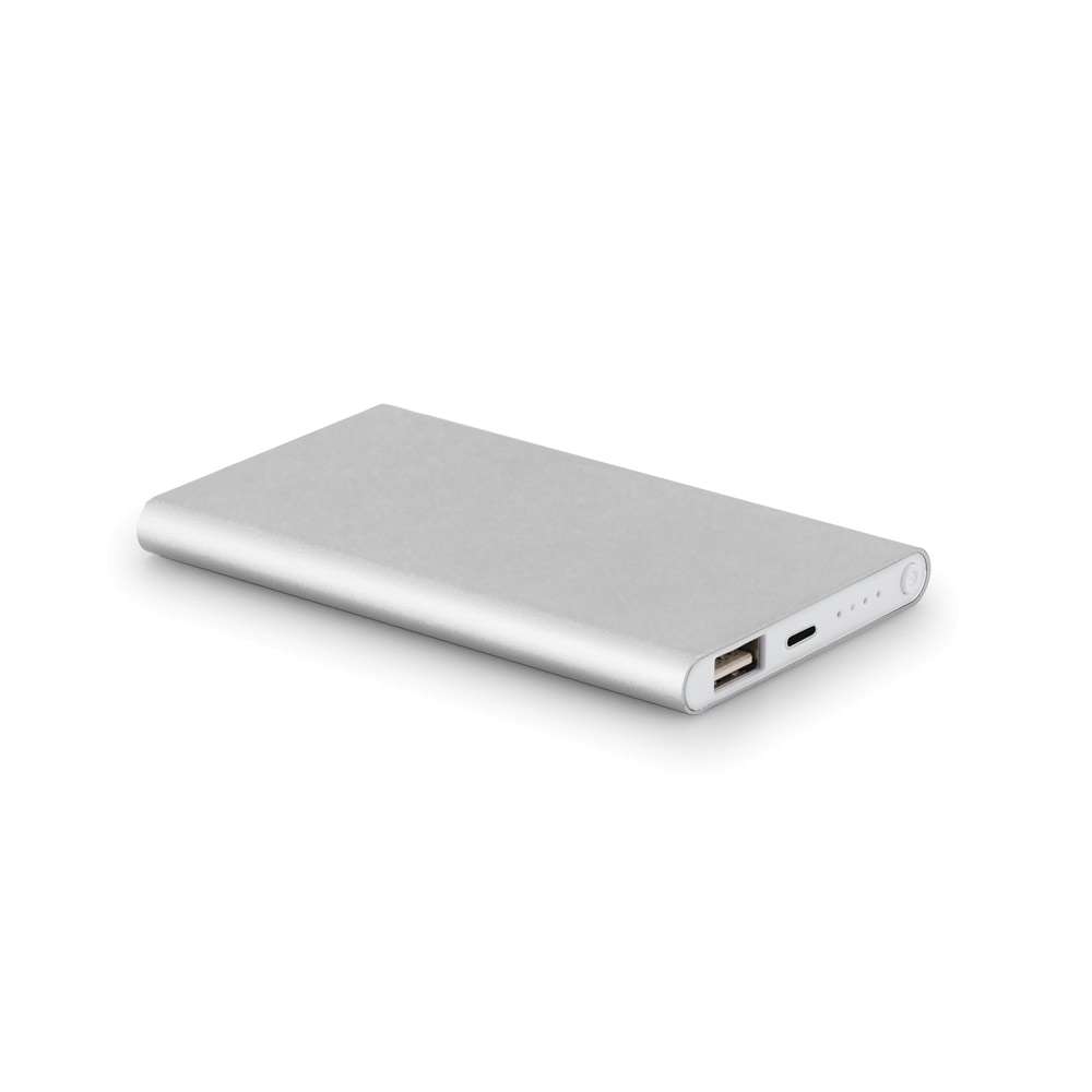 MARCET Powerbank Slim 4'000 mAh aus Recyceltes Aluminium (100% rAL) und Recyceltes ABS (100% rABS)