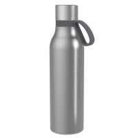 Flasche silber, Ring dunkelgrau