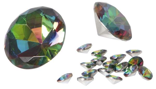 Glasdiamanten Set schimmernd gemischt