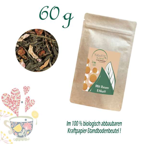 YuboFiT® Blutrote Rose Tee