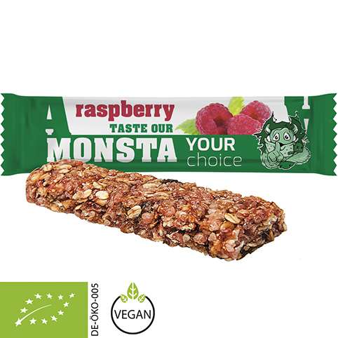Bio Müsliriegel Multikorn-Himbeere, ca. 30g, Flowpack