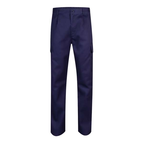 VL AINE Hose aus Twill mit mehreren Taschen (190 g / m²), aus Baumwolle (20%) und Polyester (80%)