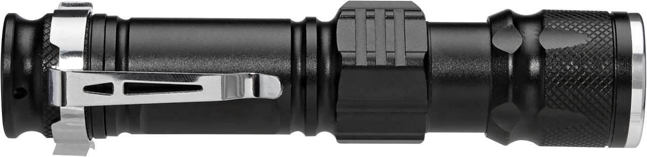 Lichtstarke Taschenlampe mit wiederaufladbarem Akku