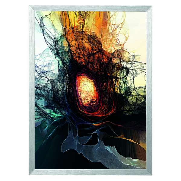 "Pure Mental Energy IV" von tokio darcy® - Fine Art Print, A5, Aluminiumrahmen