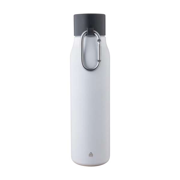 Doppelwandige Trinkflasche aus recyceltem Edelstahl (600 ml) Cassian