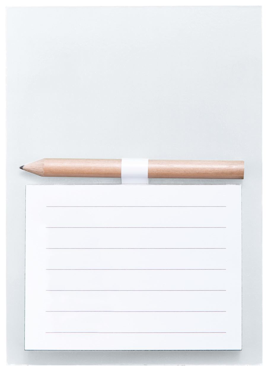 SM.LT Bristol Notizblock - Extra Weißes Papier Für Kreative