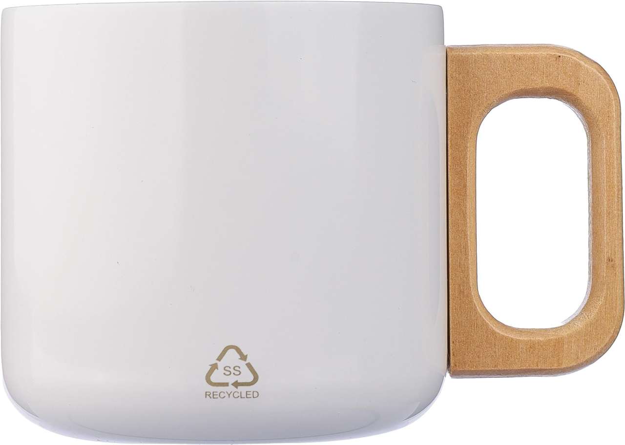 Doppelwandiger Becher aus recyceltem Edelstahl 400 ml Dwight