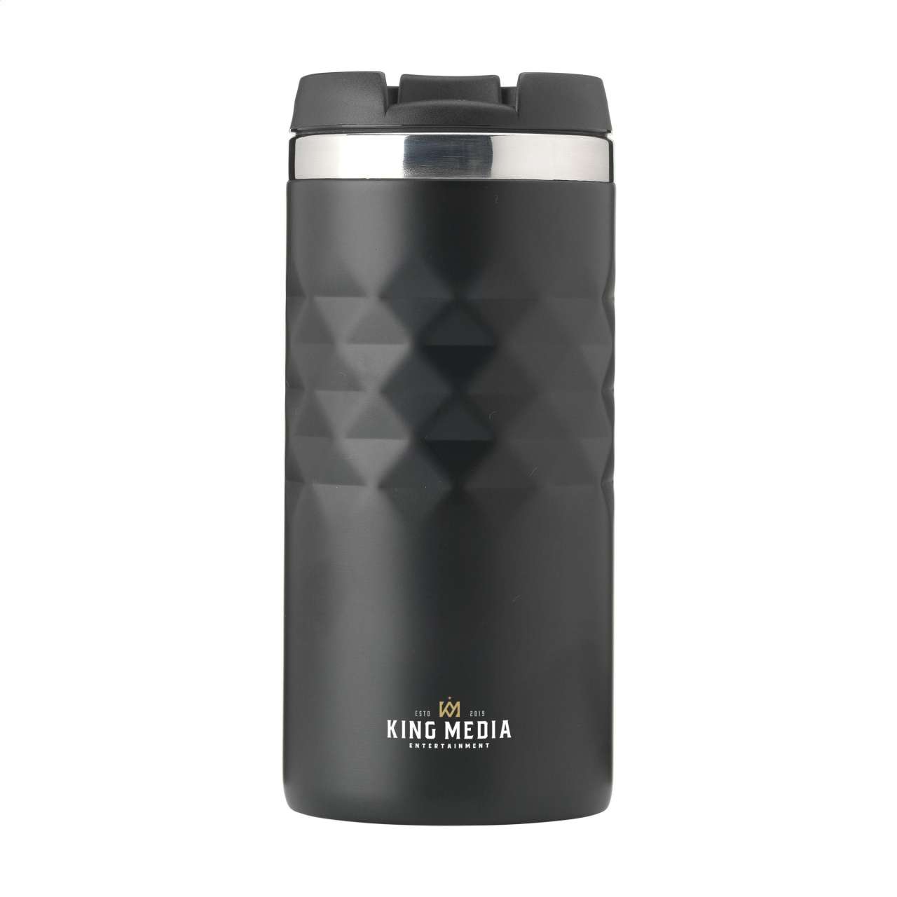 Geometric Mug RCS Recycled Steel 280 ml Thermobecher