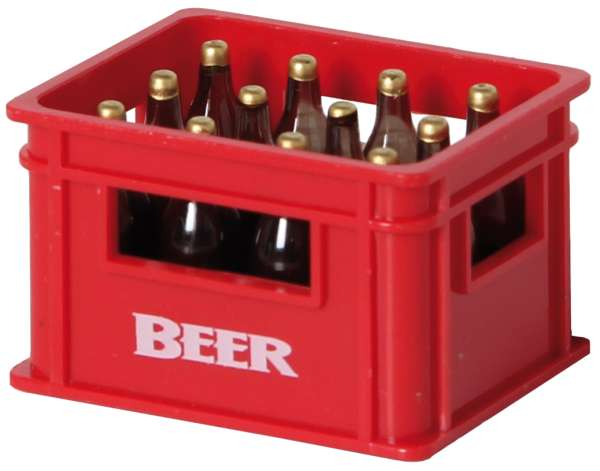Flaschenöffner Bierkasten mit Magnet sortiert