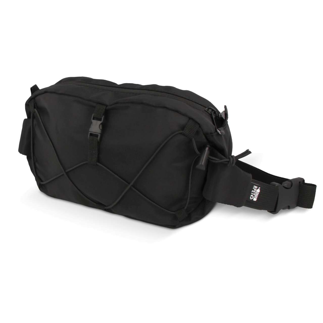 Umhängetasche aus R-PET mit Kordelzug