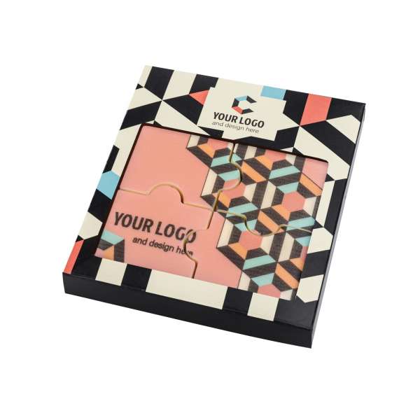 SCHOKOLADENPUZZLE MIT AUFDRUCK 4 STÜCK