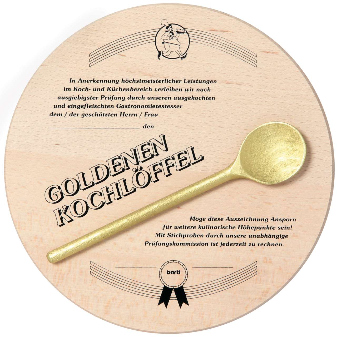 Goldener Kochlöffel