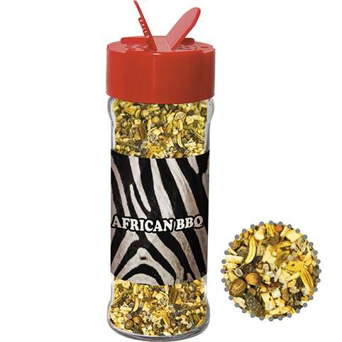 Gewürzmischung African BBQ, ca. 45g, Glas mit Streuaufsatz