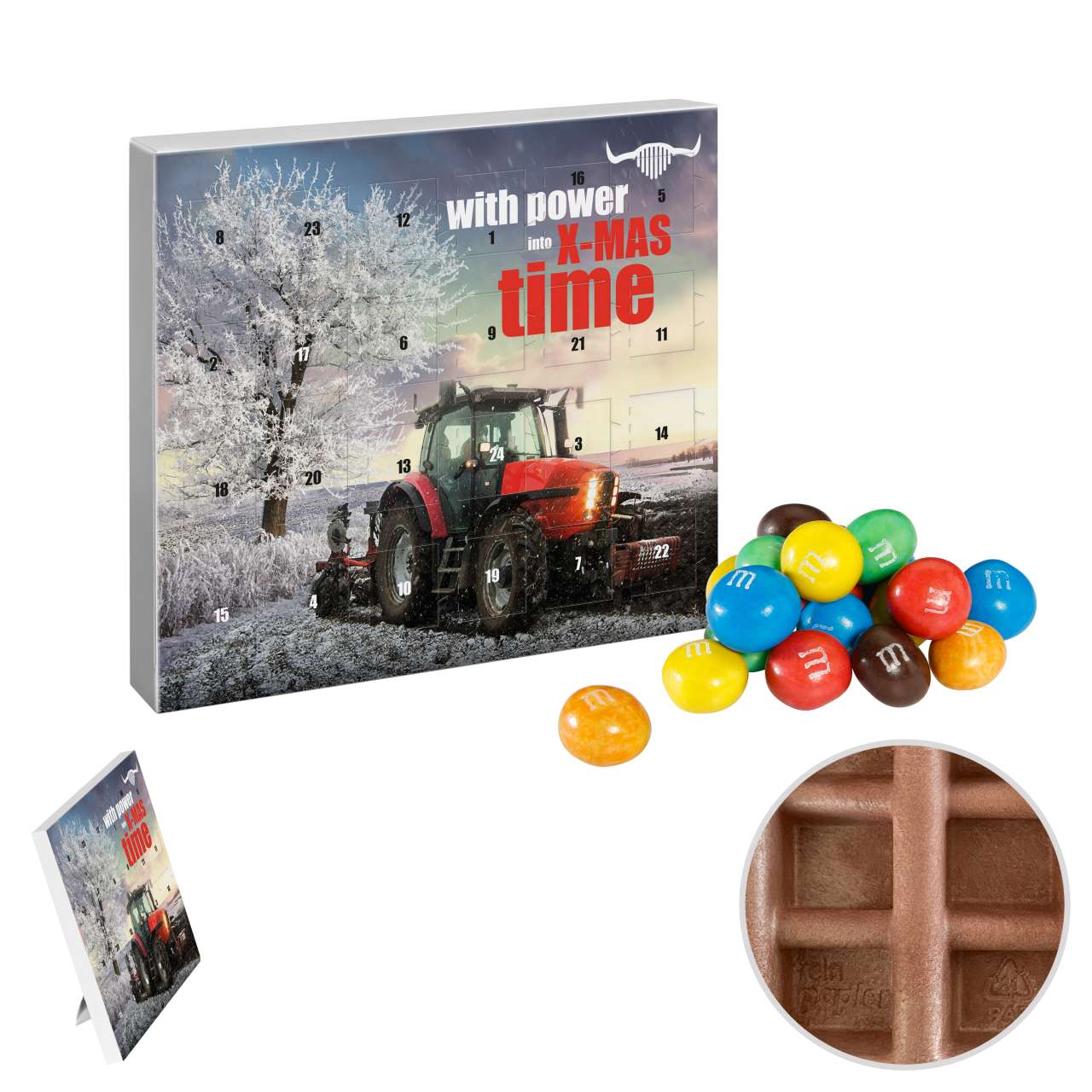 Reinpapier® Mini-Adventskalender mit M&M'S® Crispy