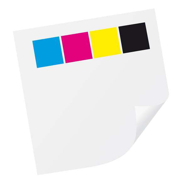 Einzelblattdruck für Zettelbox "Gamma" 4-farbig