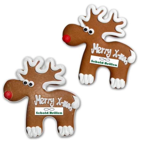 Lebkuchenelch Rudi groß
