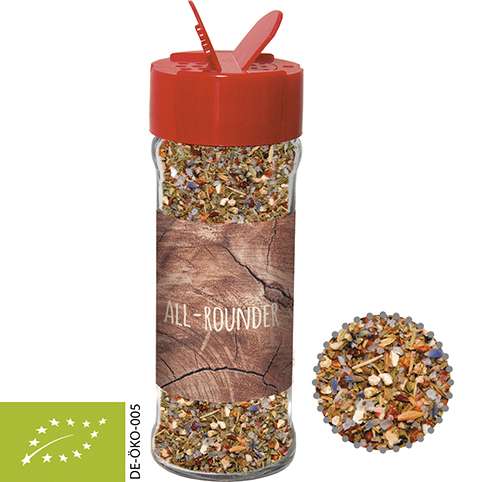Bio Gewürzmischung Alleskönner, ca. 50g, Glas mit Streuaufsatz