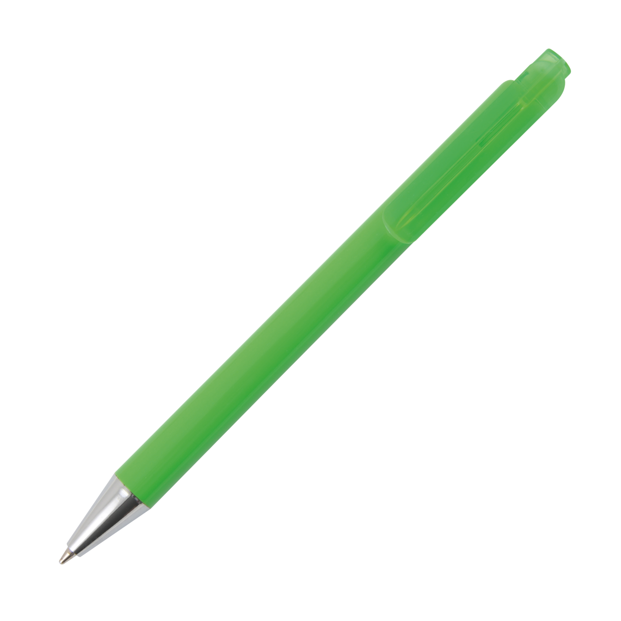 MANHATTAN Kugelschreiber mit HC farbigem Schaft und transparent farbigem Clip Peekay