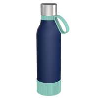 Flasche blau, Ring mint, Hülle mint