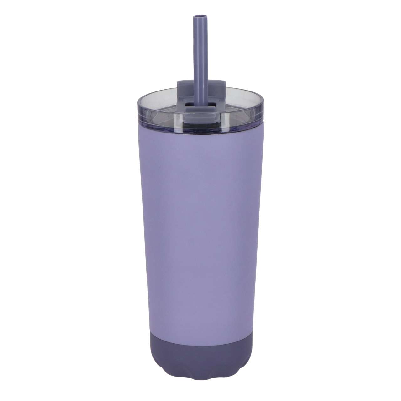InSideOut doppelwandiger Norden-Trinkbecher aus Edelstahl mit Strohhalm, 600 ml