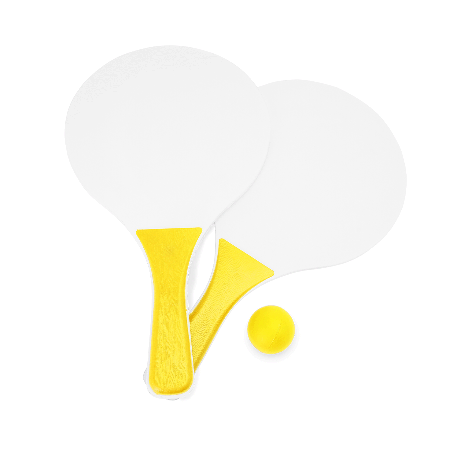 Beach-Tennis-Set in Netzbeutel