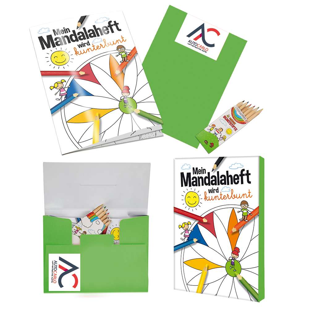 Malbuch / Mal-Set A5 - Mandala