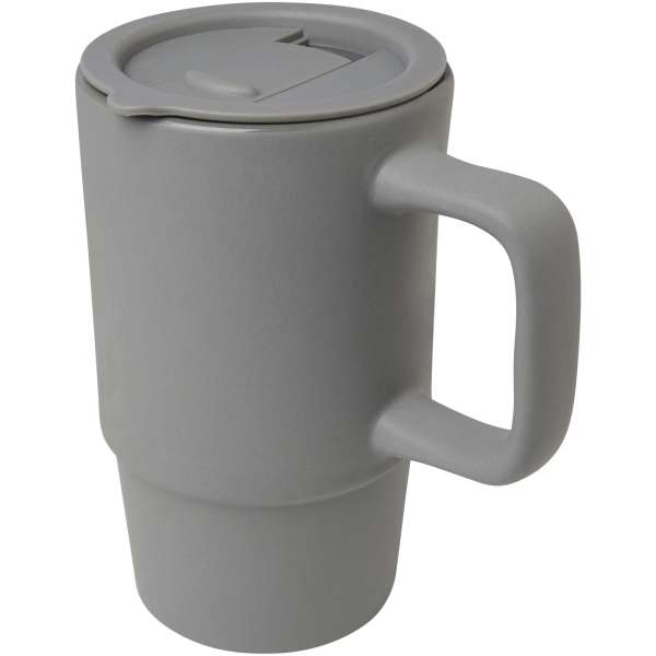 Carter 450 ml Keramiktasse mit Kunststoffdeckel