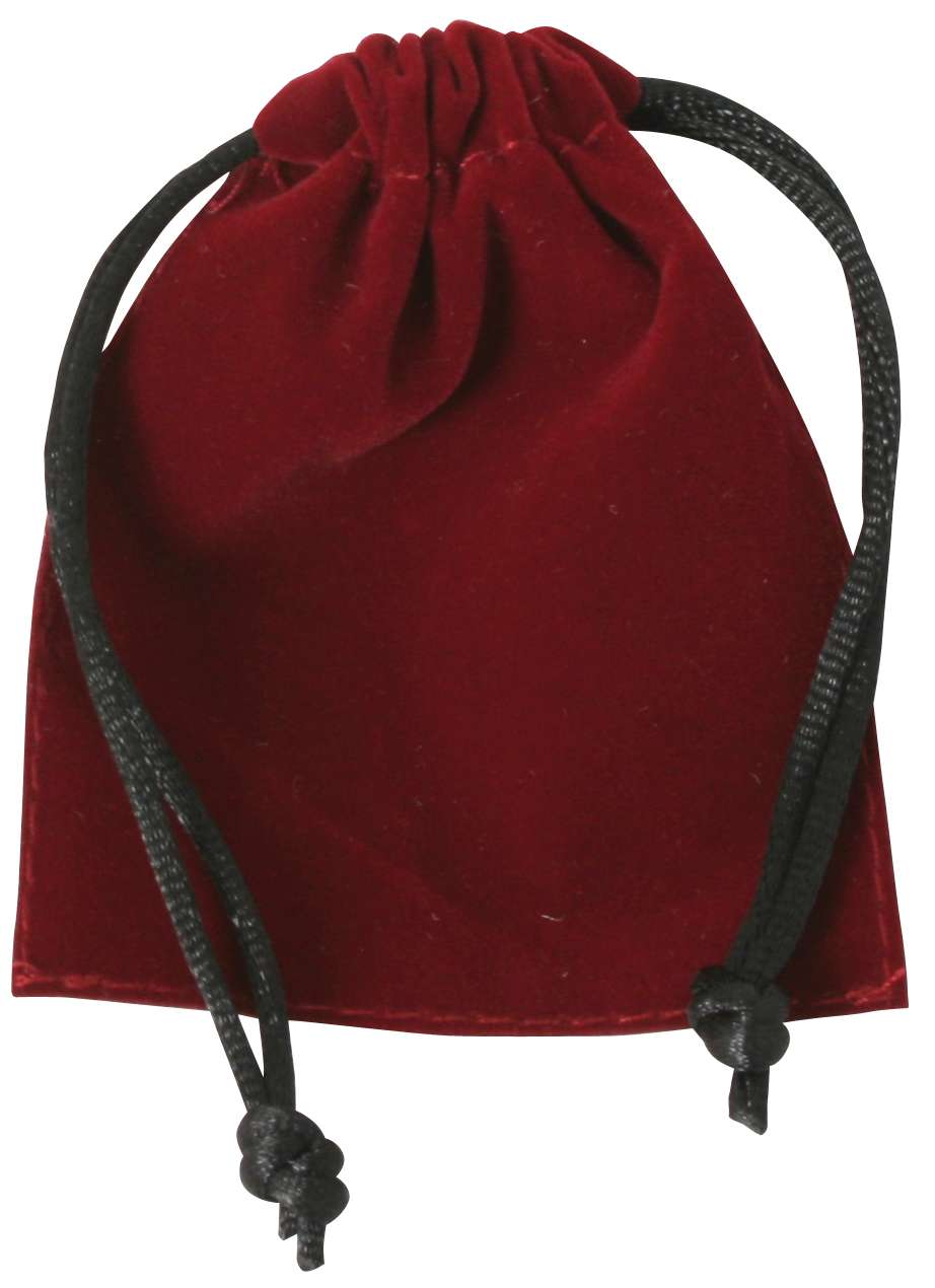 Samtbeutel rot
