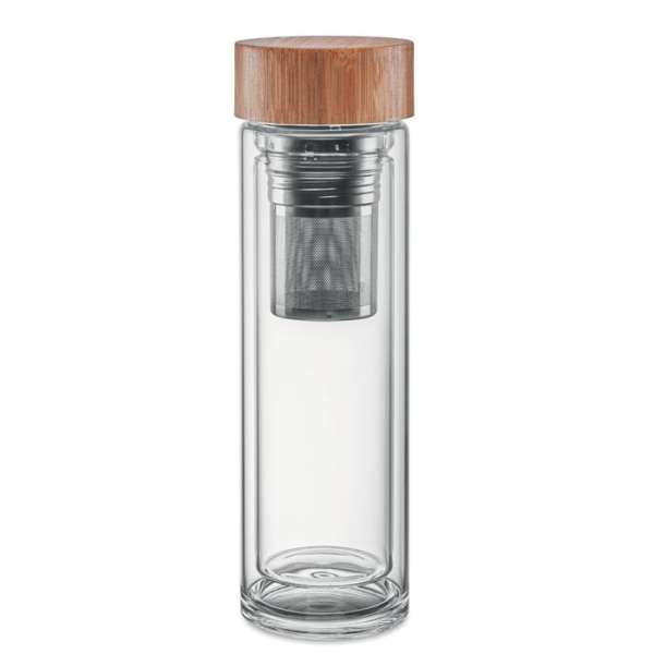 Trinkflasche Glas 400ml BATUMI GLASS
