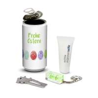 Etikett Frohe Ostern - EierReihe, Weiß