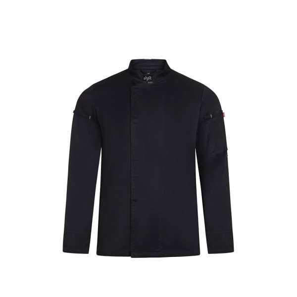 VL AGNI Kochjacke Unisex (190 g / m²), aus Baumwolle (35 %) und recyceltem Polyester (65 %)