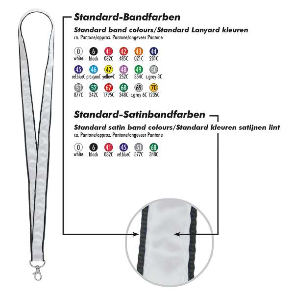 Schlüsselband / Lanyard "Satin"