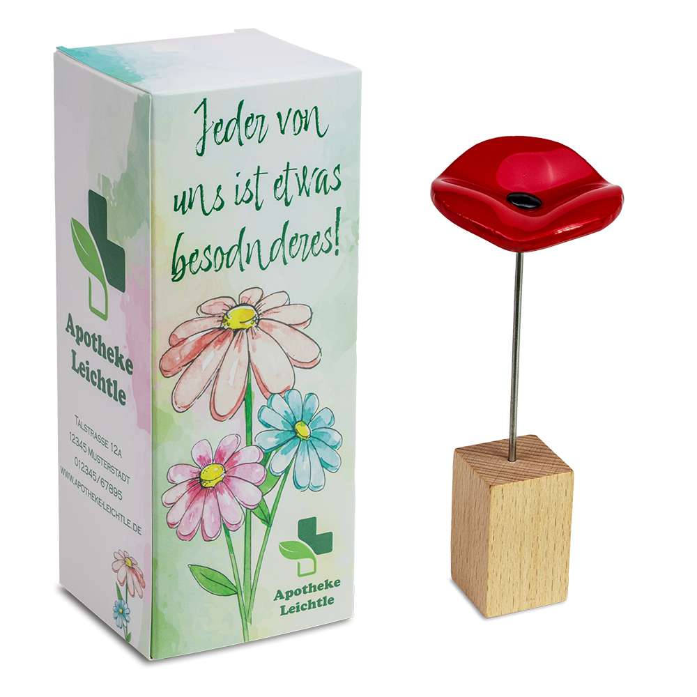 Handgefertigte Glasblume