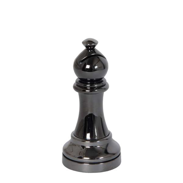 Black Cast Puzzle Chess Bishop (Läufer)**