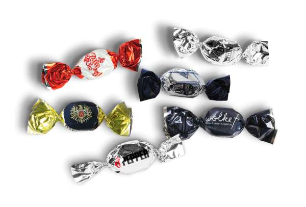 5 g Bonbons im Metallicwickler